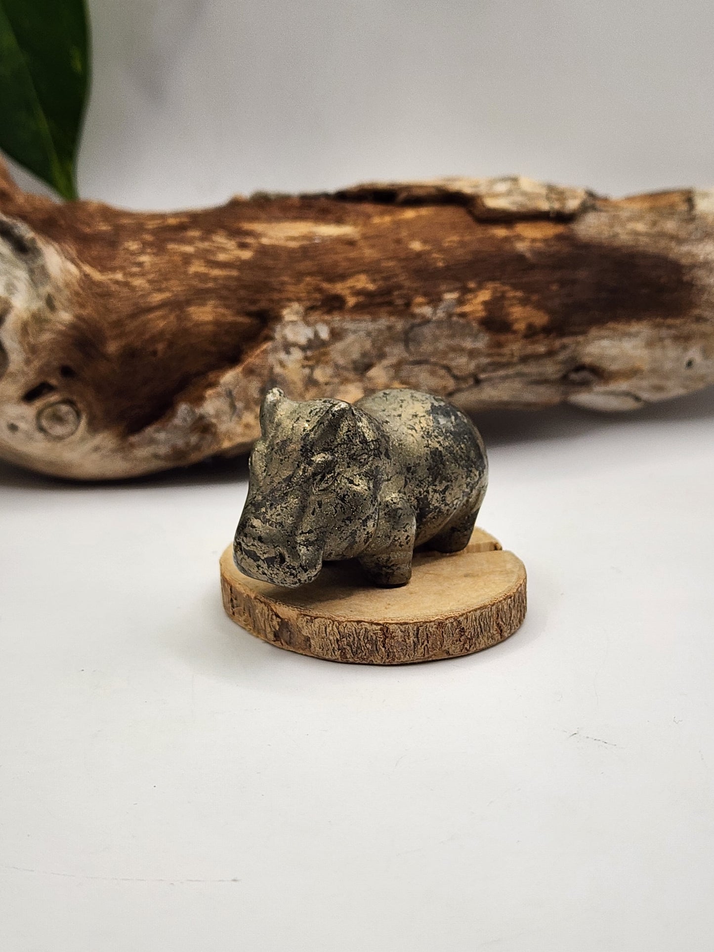 Small Hippopotamus Carving