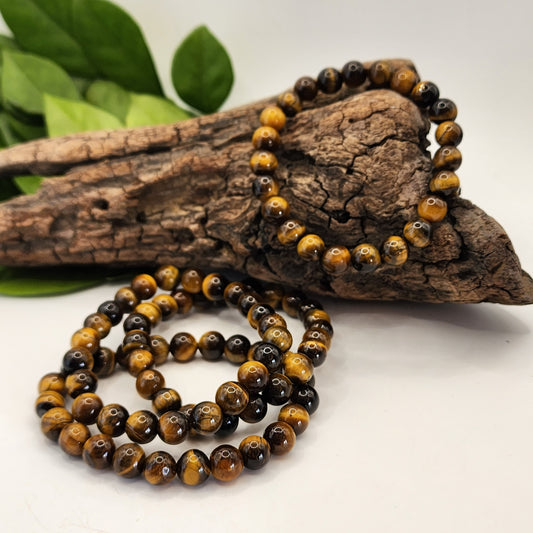 Tigers Eye Bead Bracelet