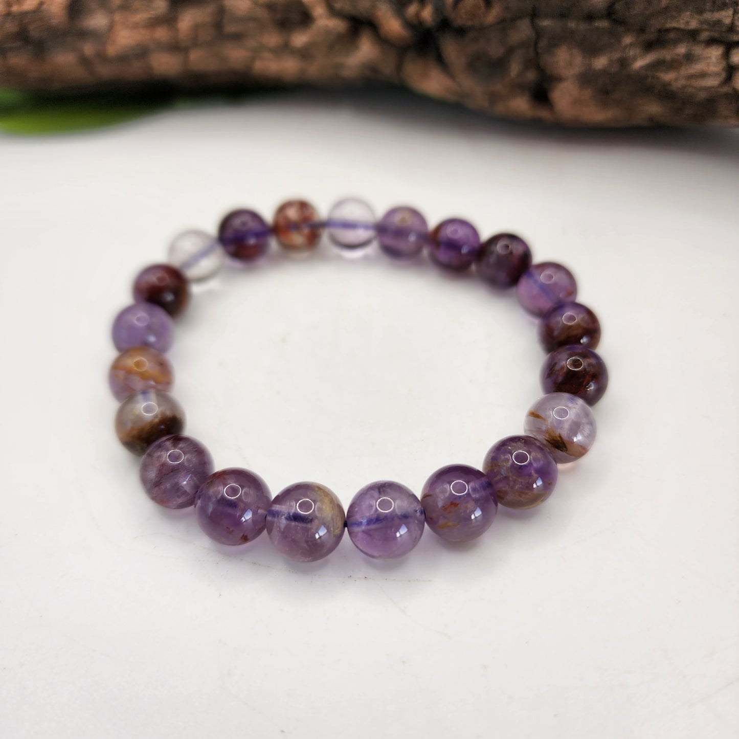 Garden Amethyst 8mm Bead Bracelet