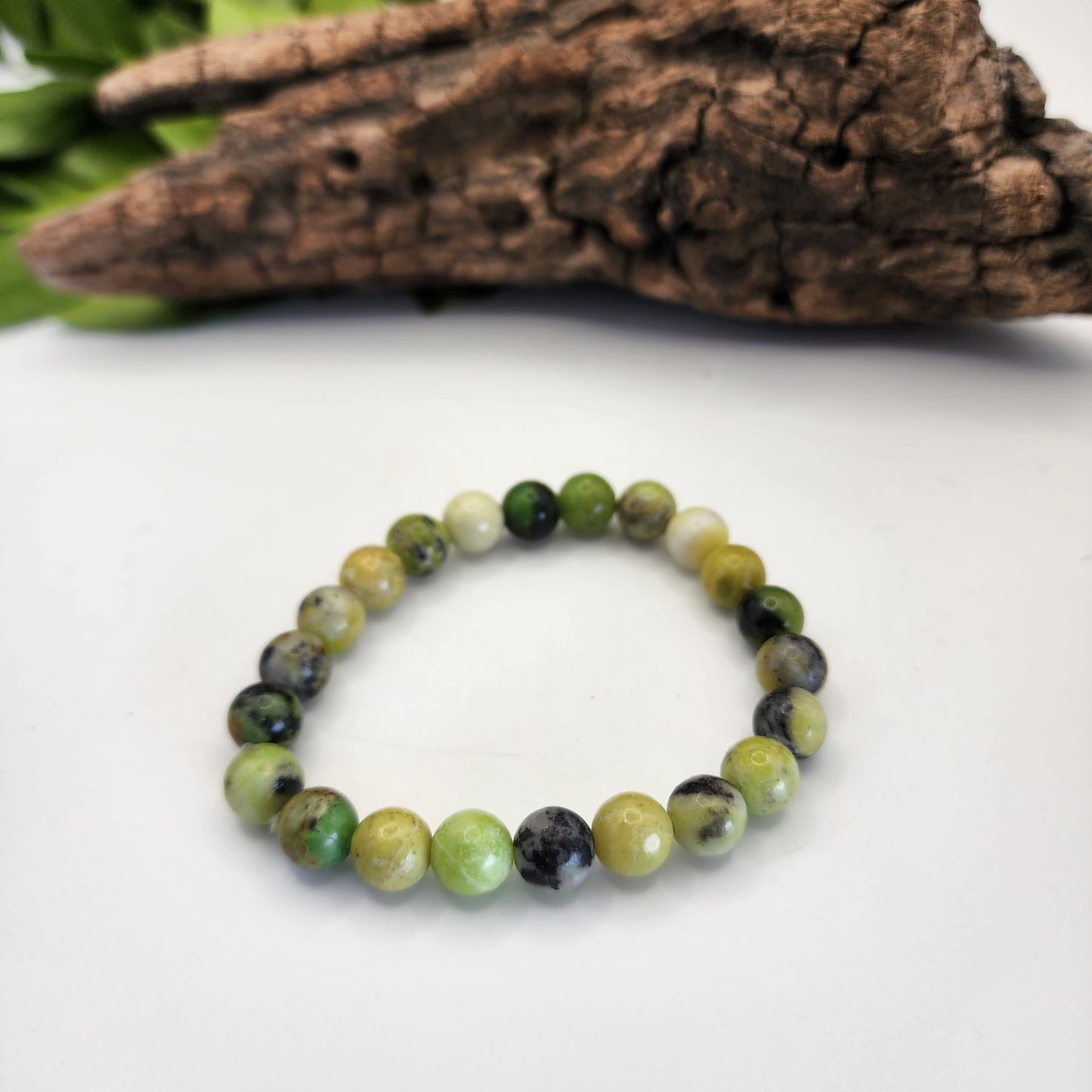 Chrysoprase 8mm Bead Bracelet