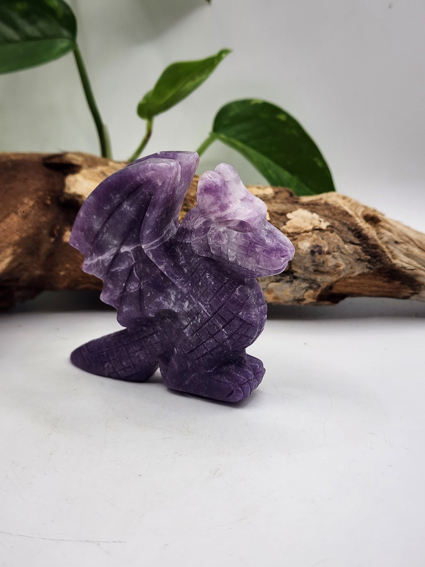 Lepidolite Dragon