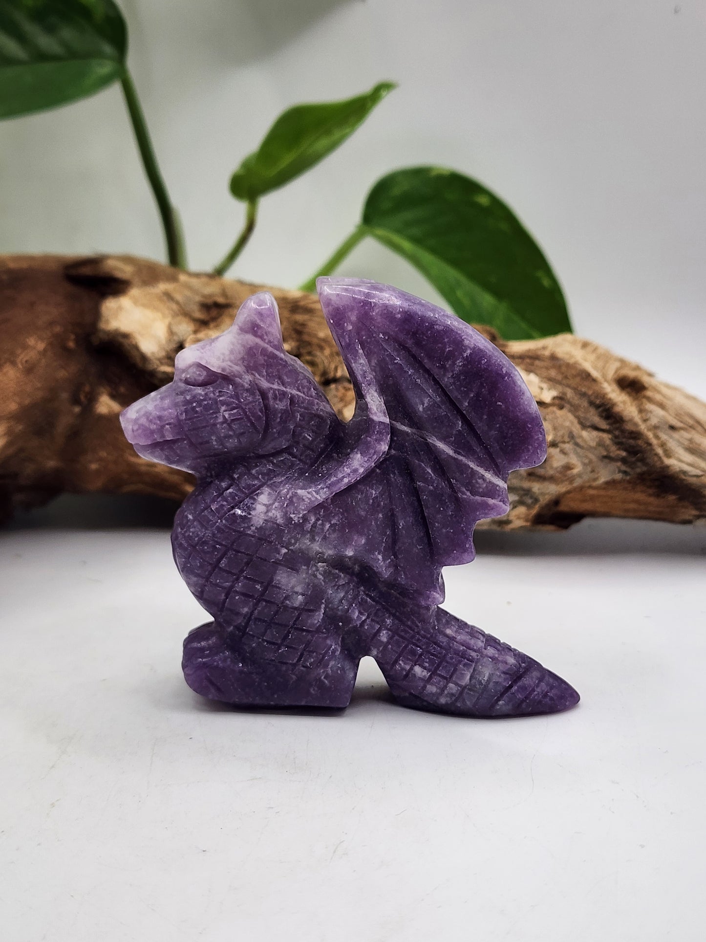 Lepidolite Dragon