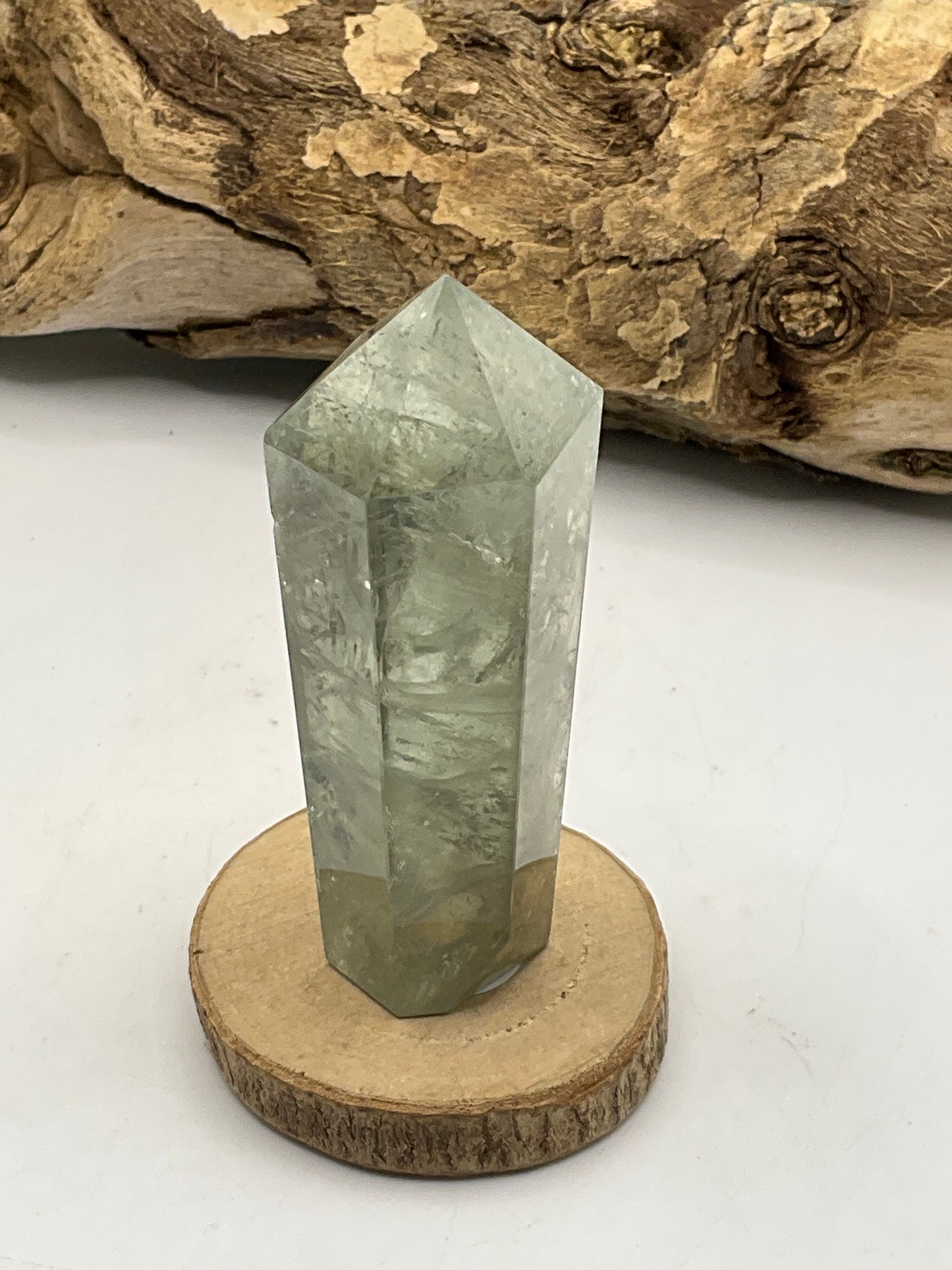 Prasiolite (Green Amethyst) Point