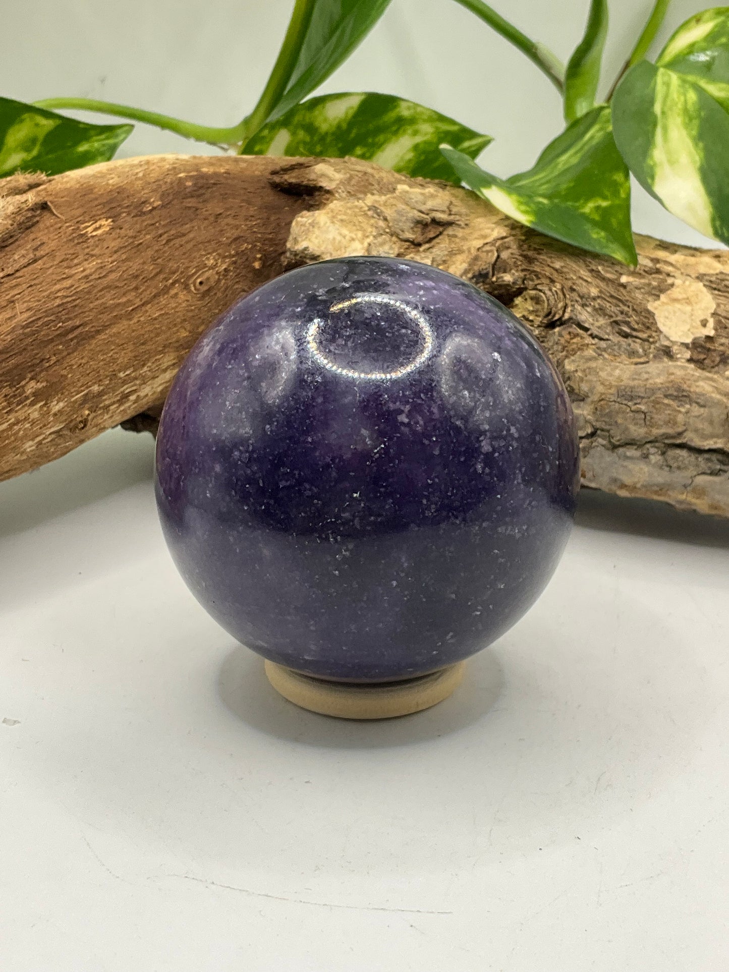 Lepidolite Sphere LS01