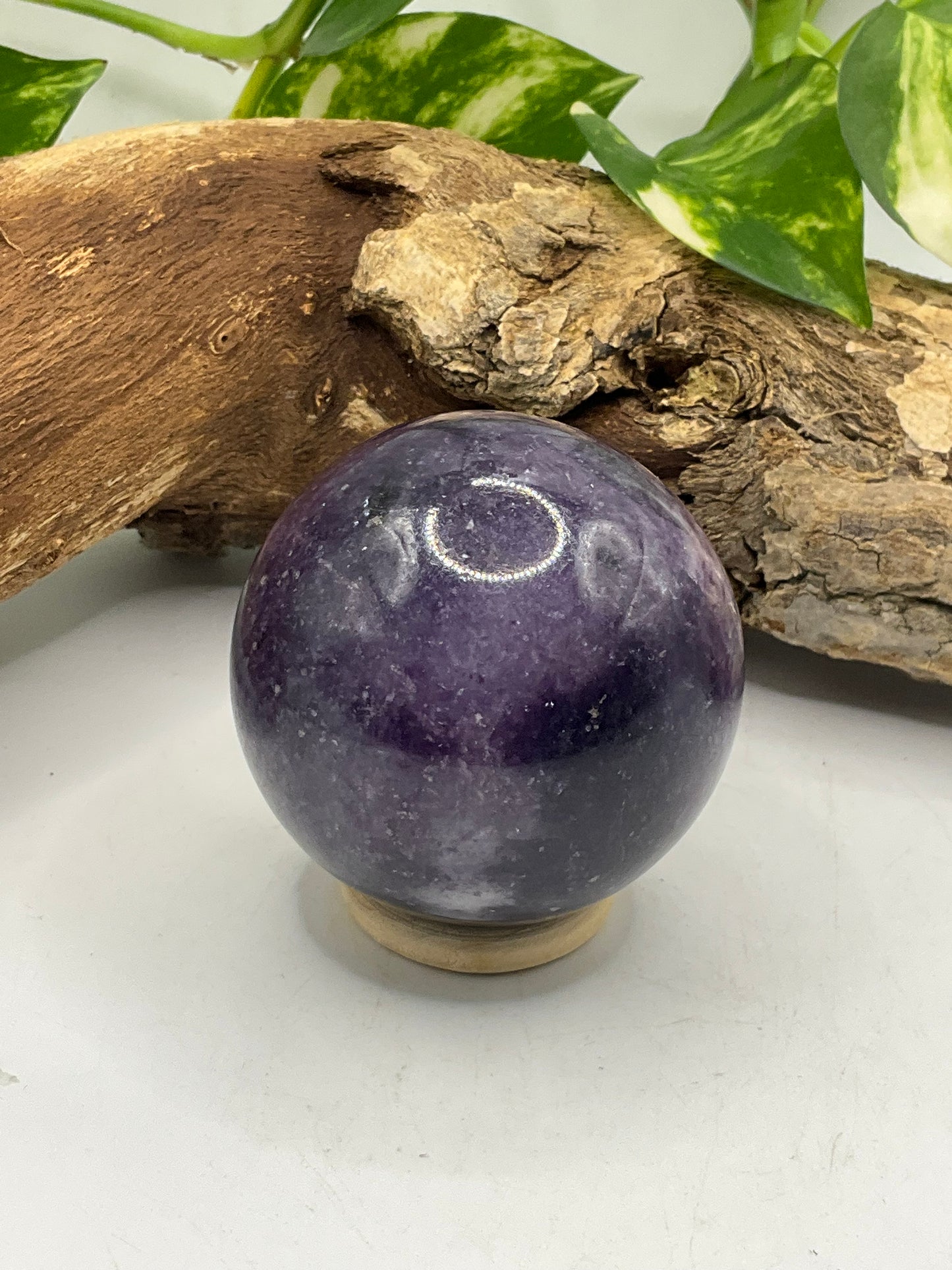 Lepidolite Sphere LS02