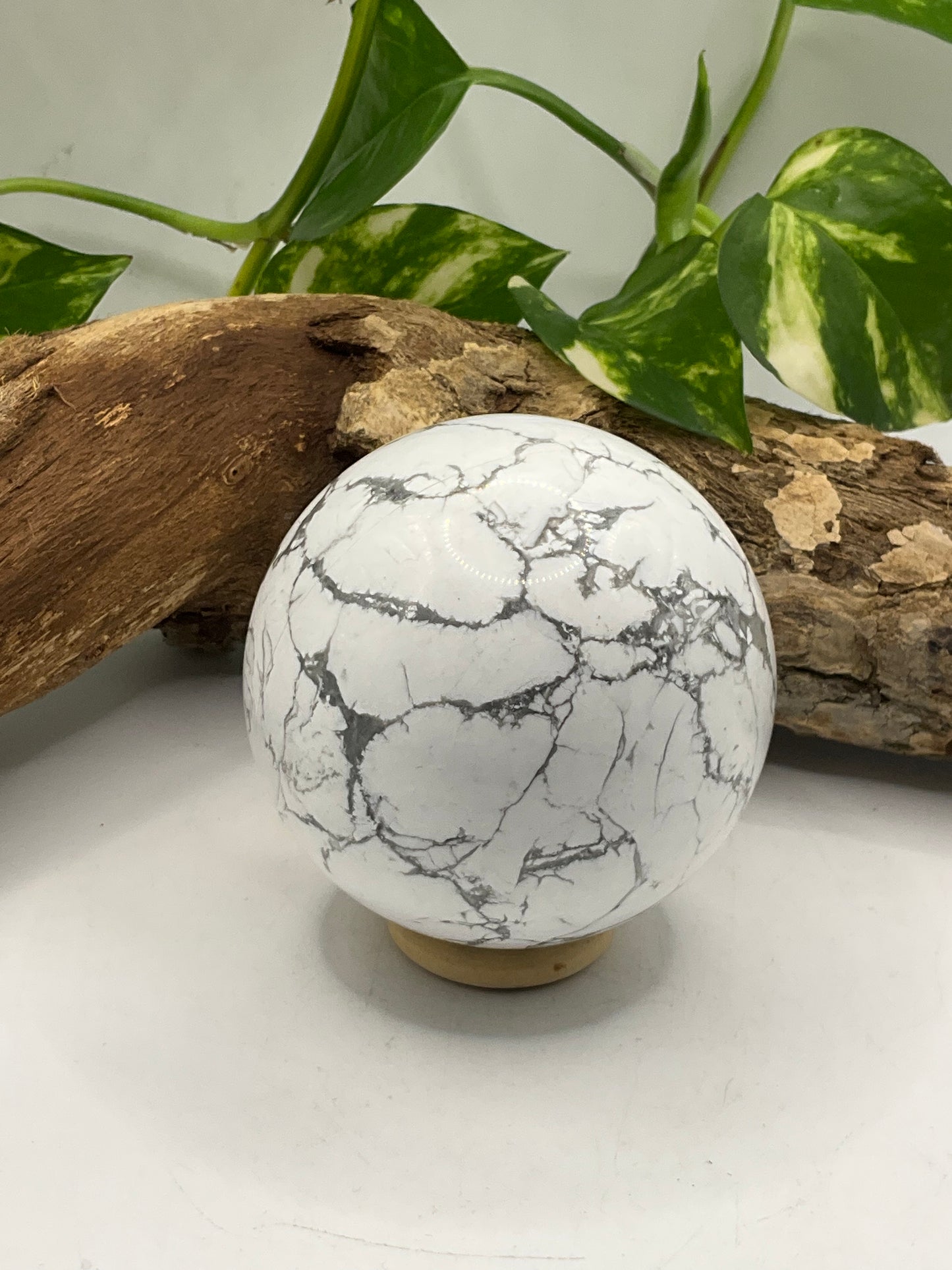 Howlite Sphere 02