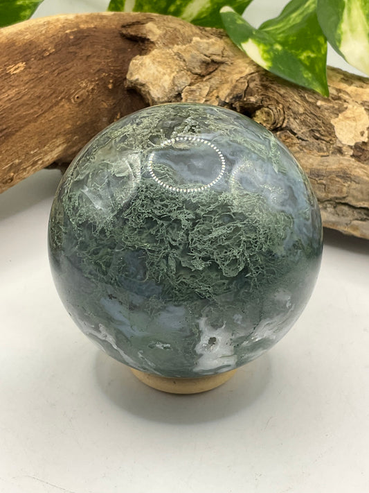 Moss Agate Sphere B