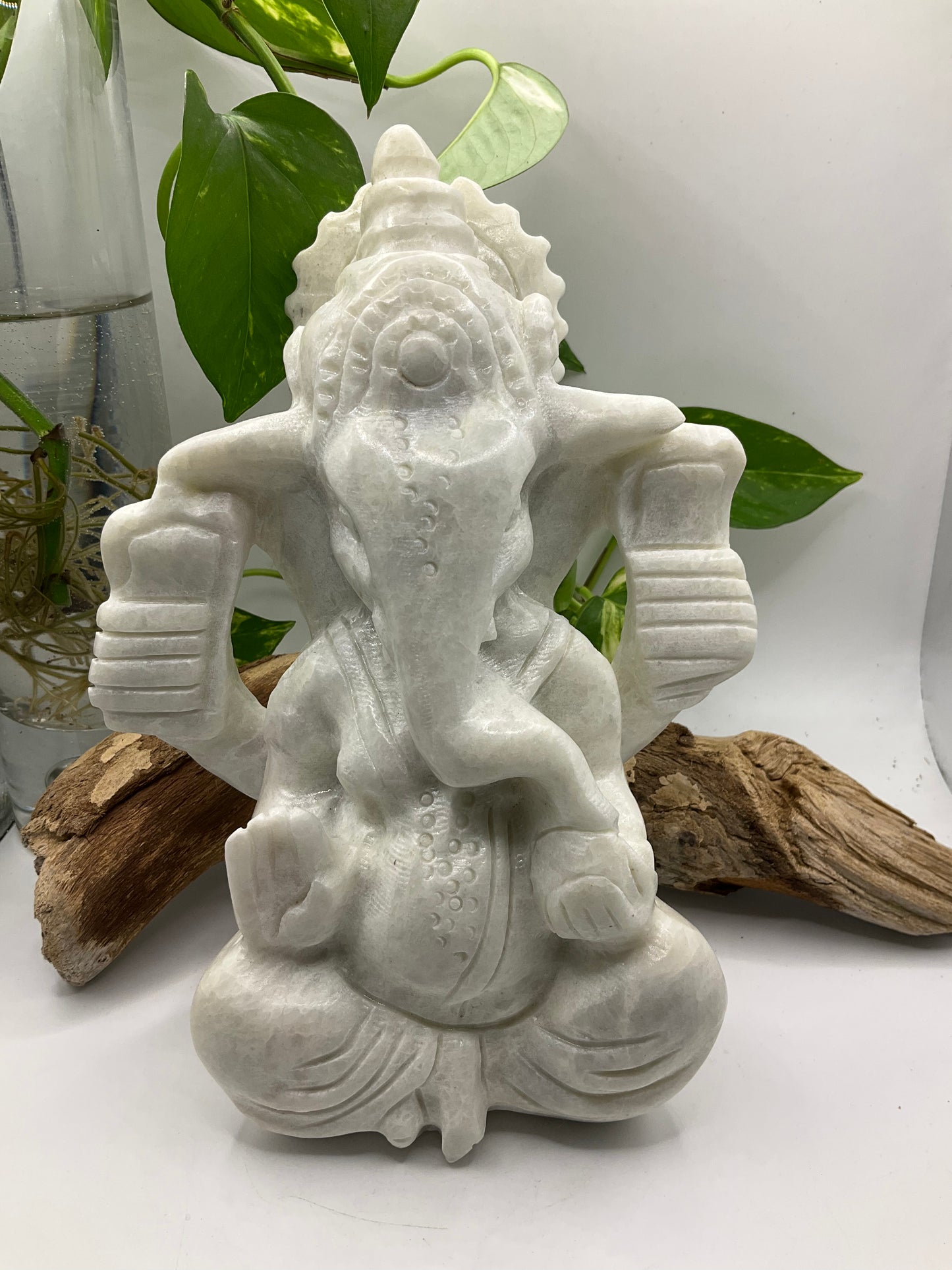 White Jade Ganesh