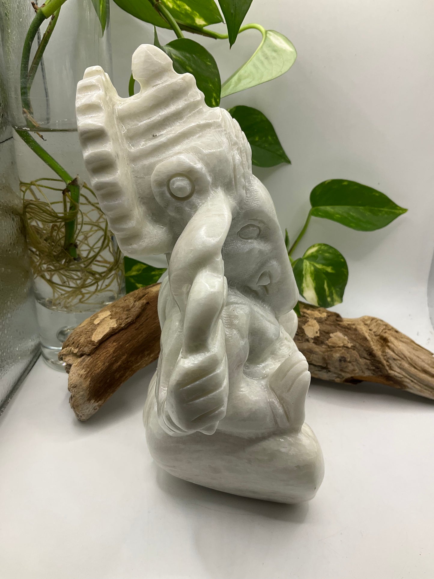 White Jade Ganesh