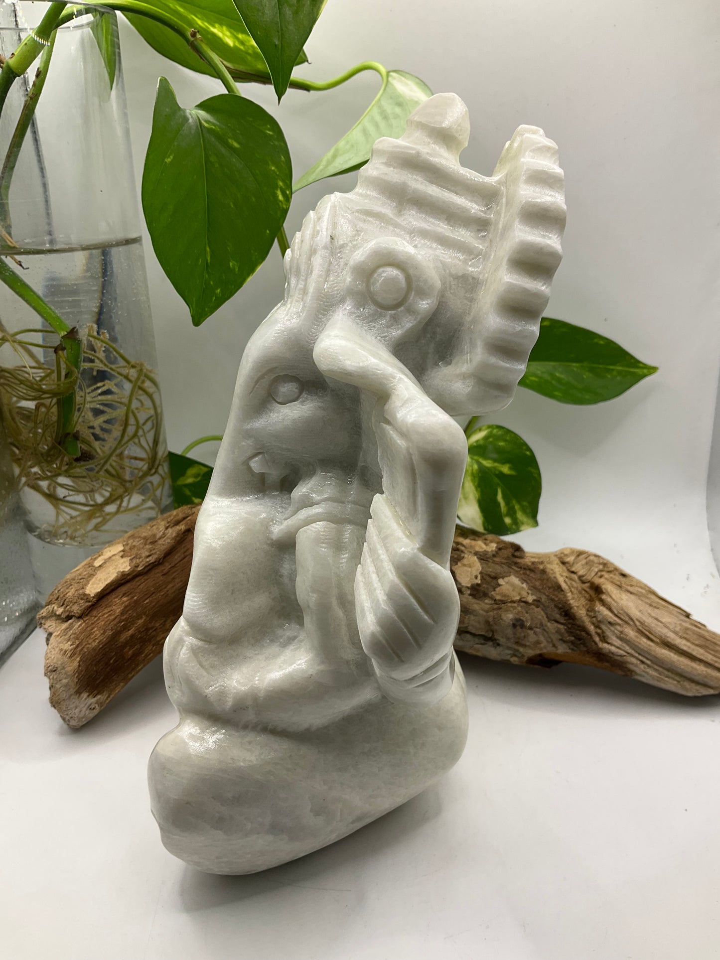 White Jade Ganesh