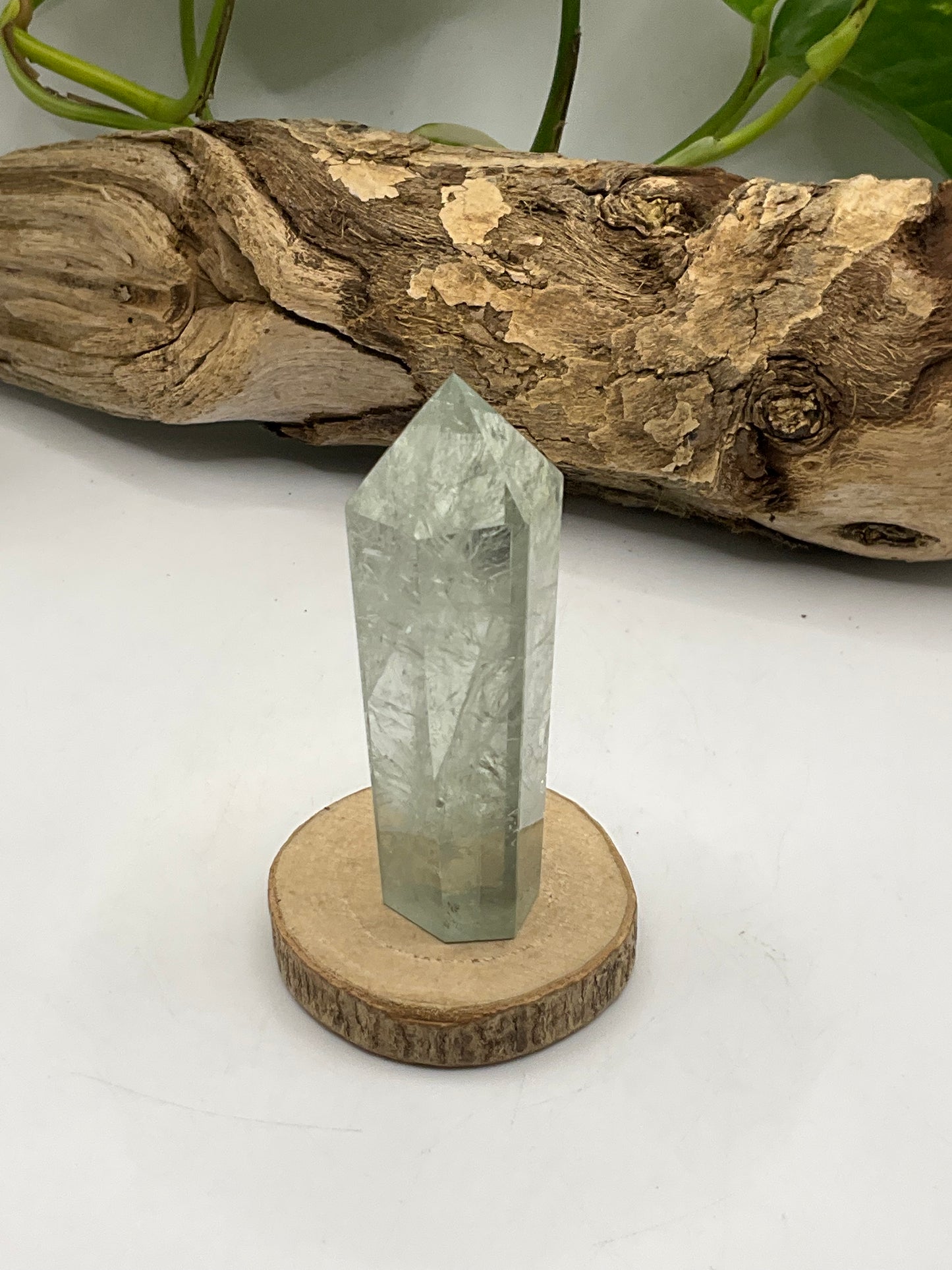 Prasiolite (Green Amethyst) Point