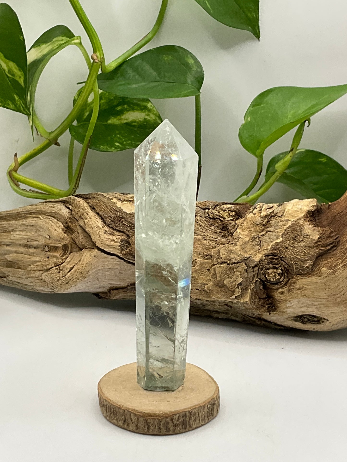 Prasiolite (Green Amethyst) Point