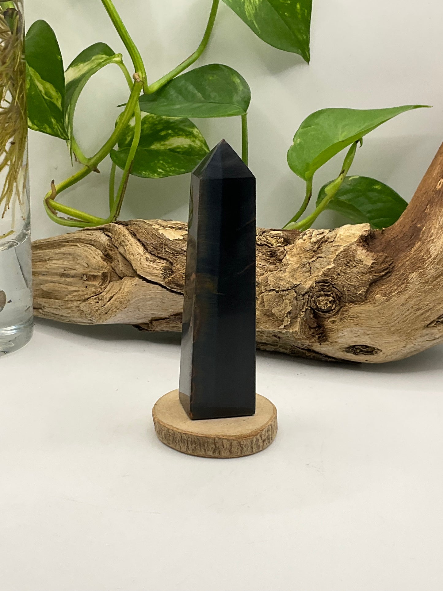 Blue Tiger Eye Obelisk