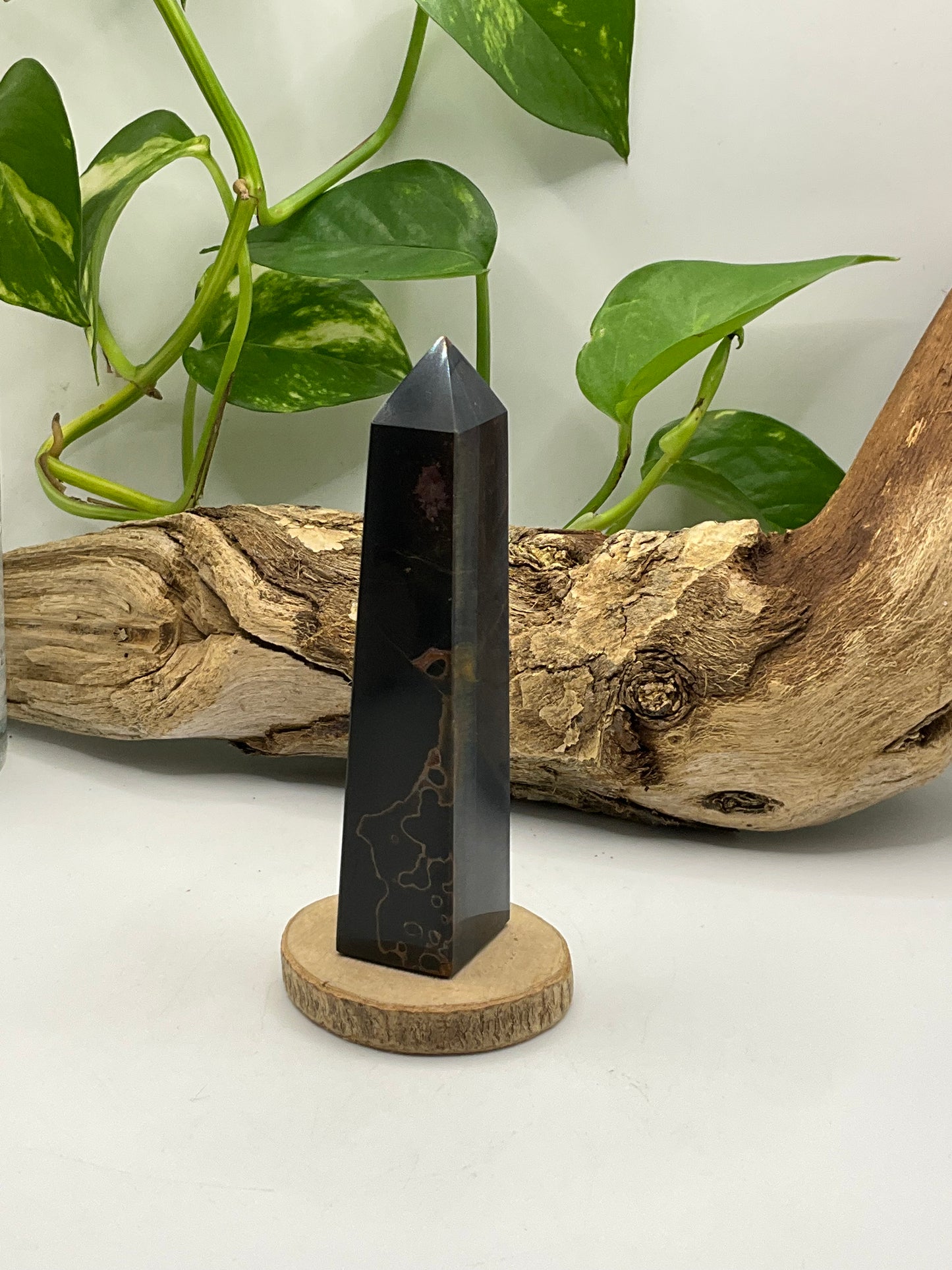 Blue Tiger Eye Obelisk