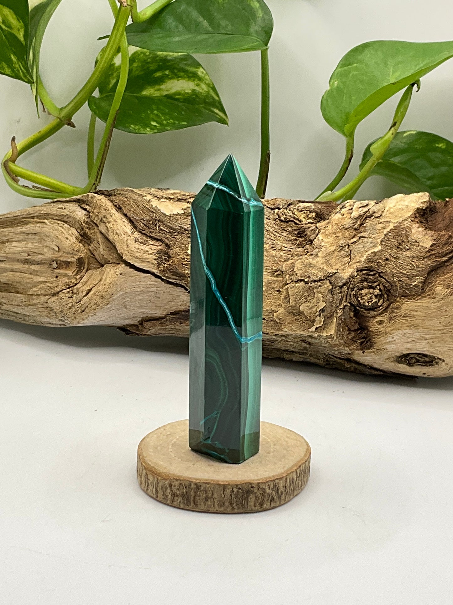 Malachite / Chrysocolla Point