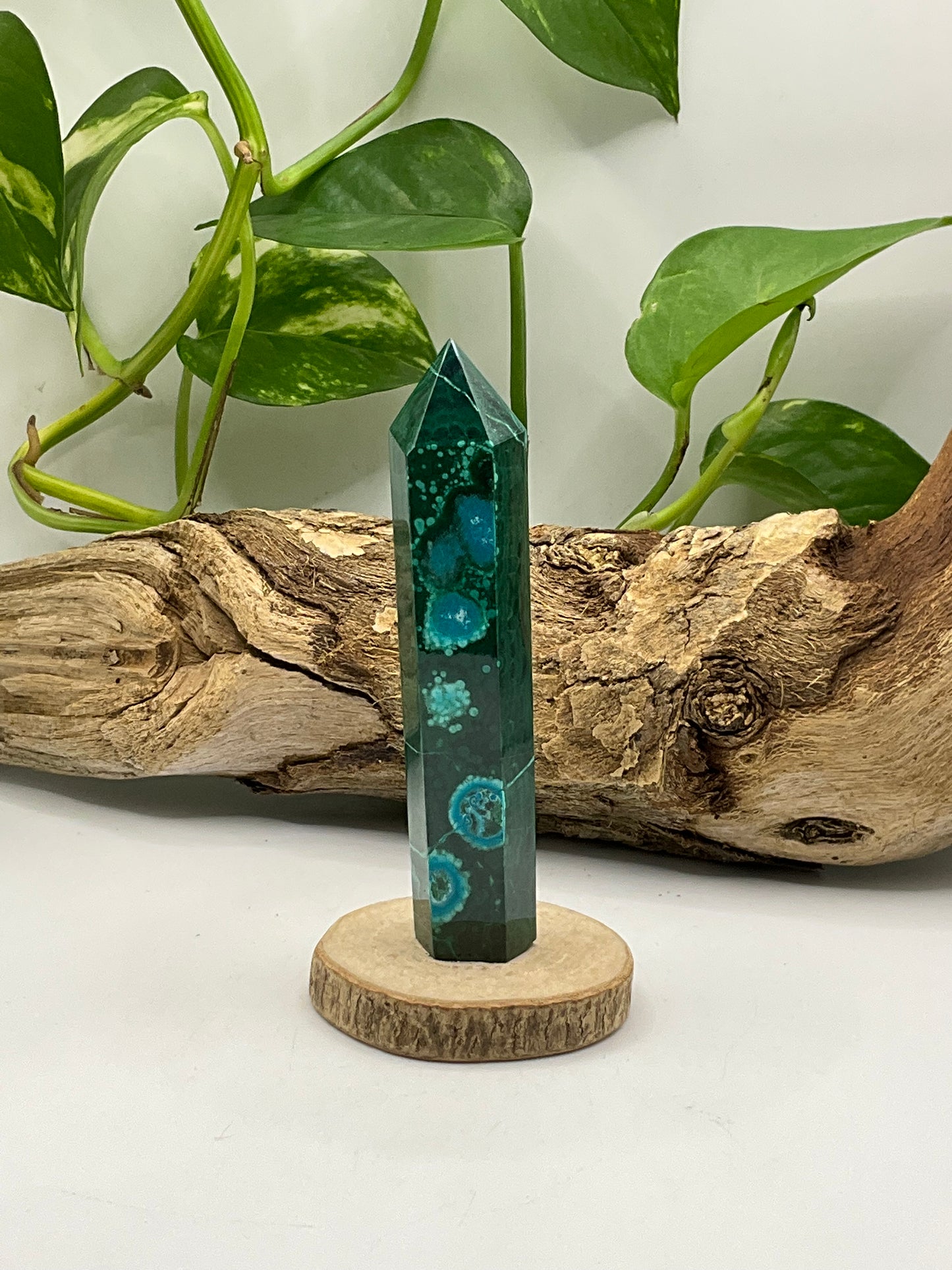 Malachite / Chrysocolla Point