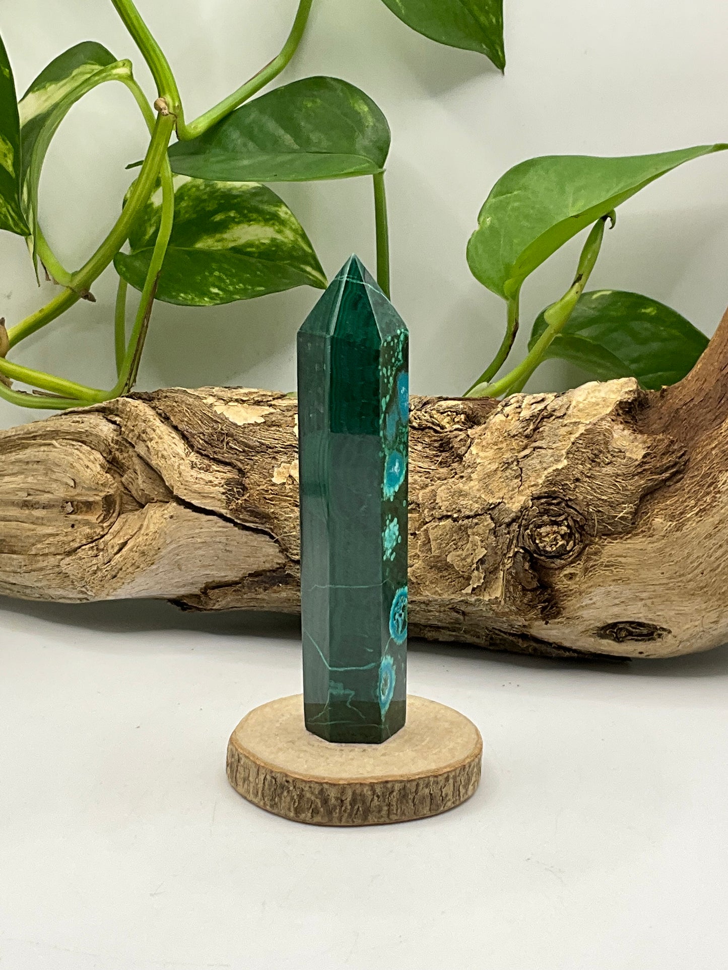 Malachite / Chrysocolla Point