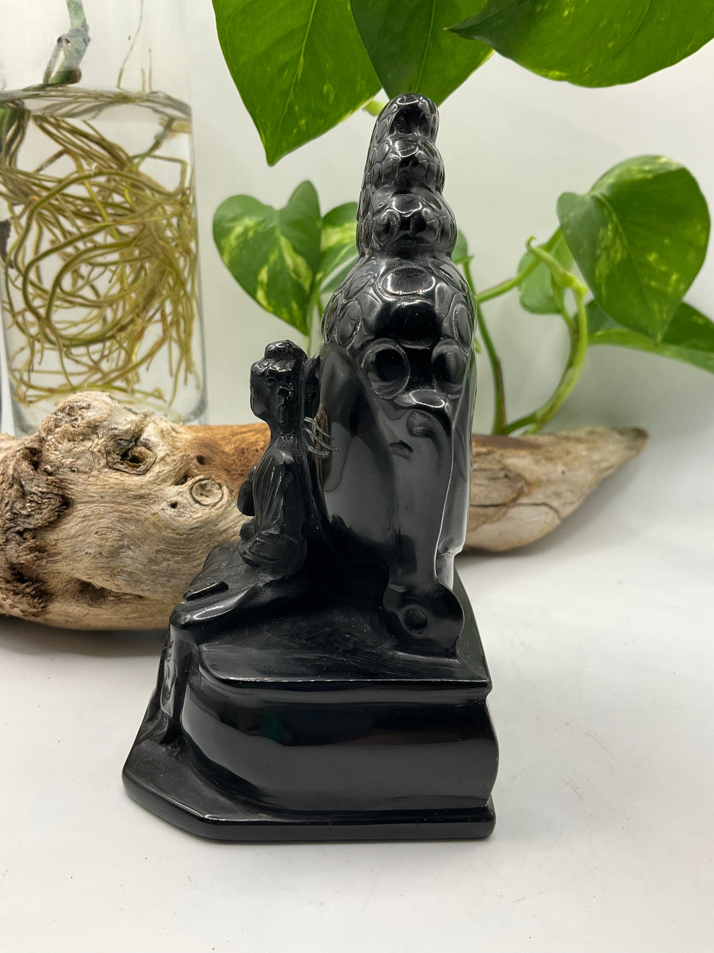 Obsidian Double Sided Buddha