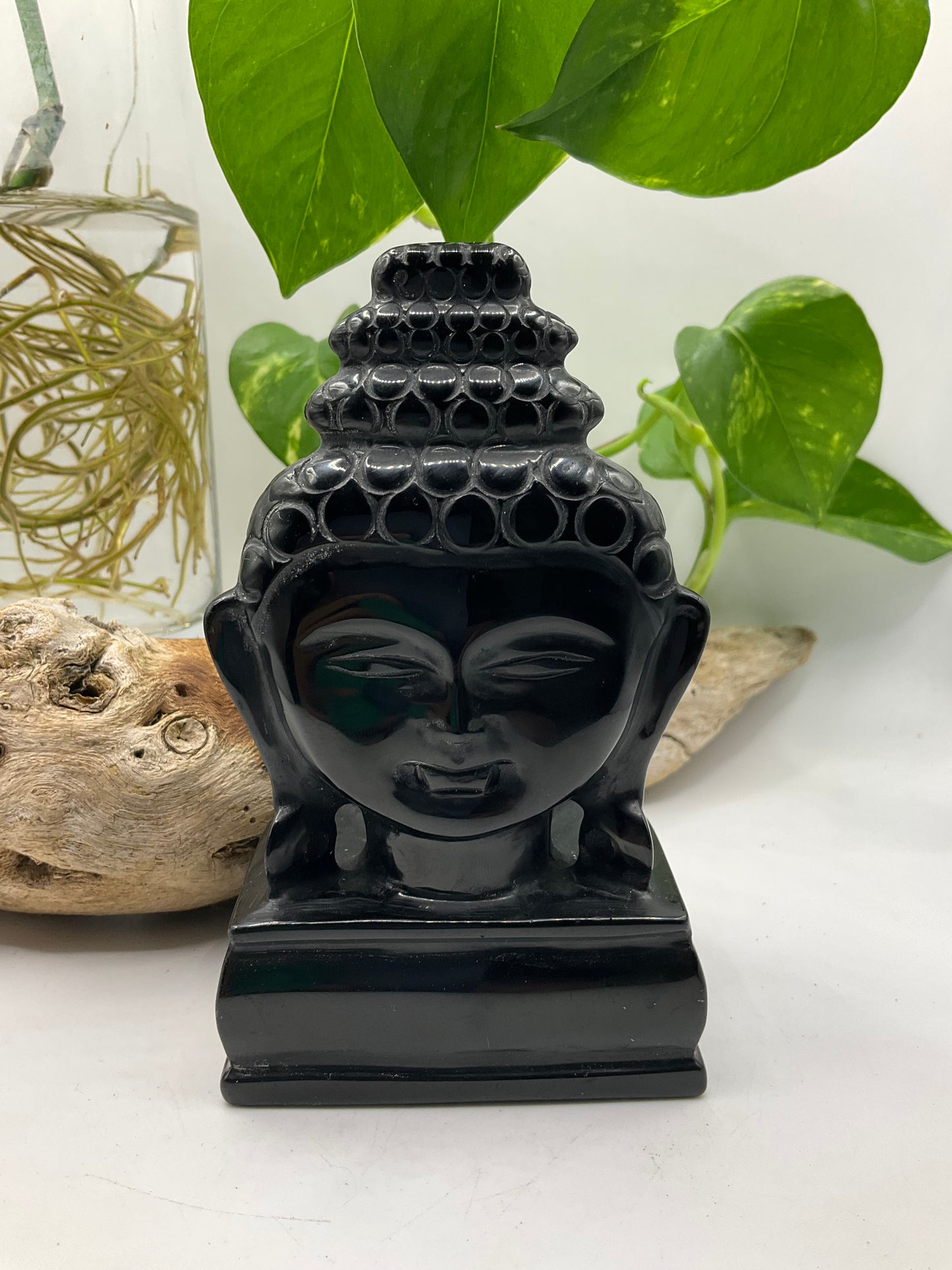 Obsidian Double Sided Buddha