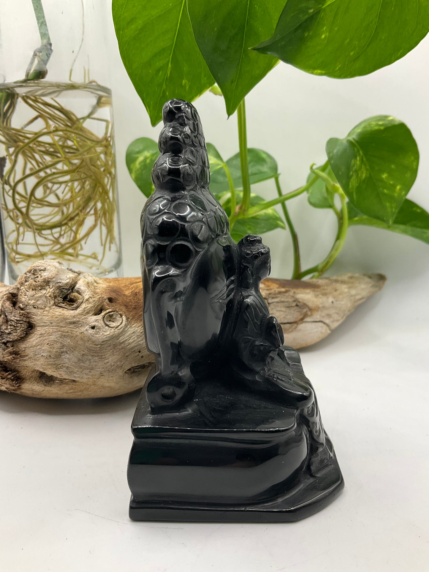 Obsidian Double Sided Buddha