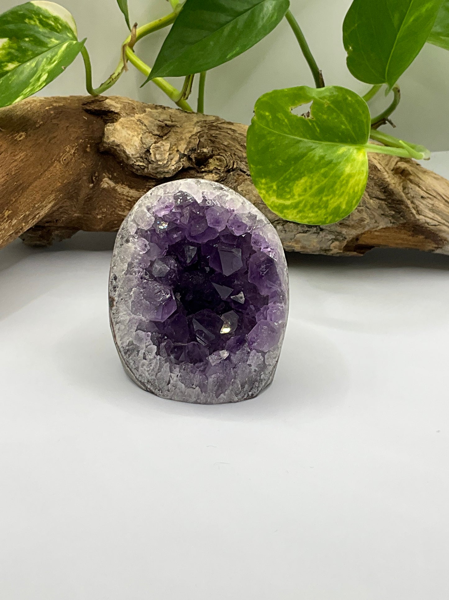 Amethyst Geode Cut Base