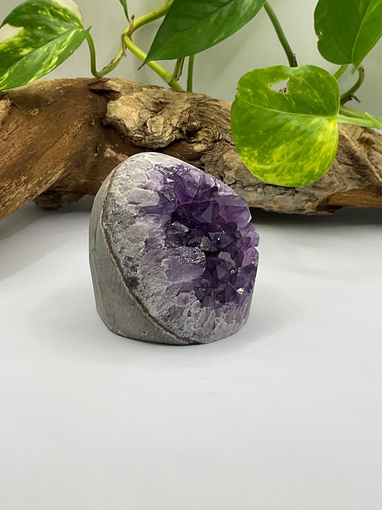 Amethyst Geode Cut Base