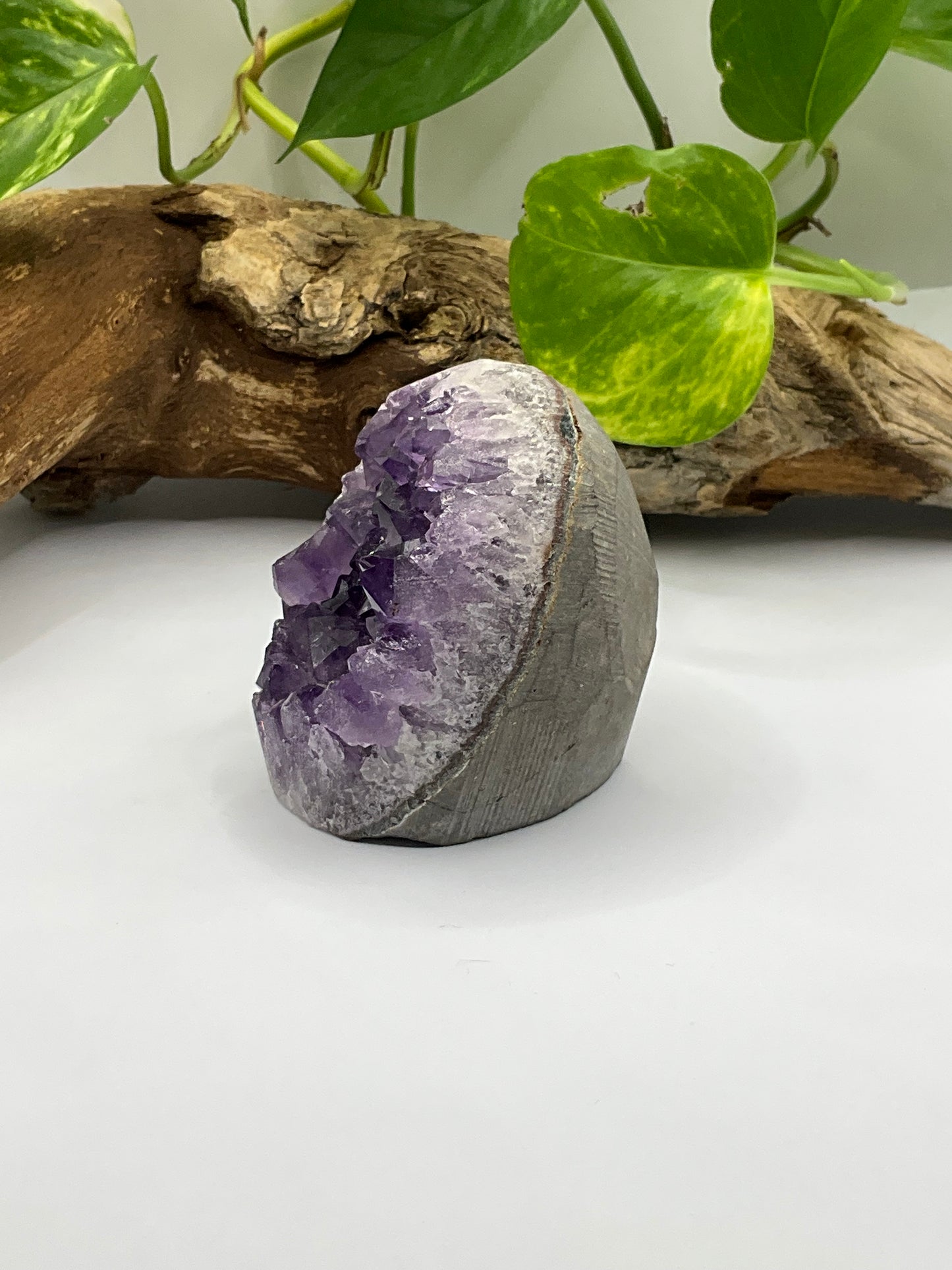 Amethyst Geode Cut Base