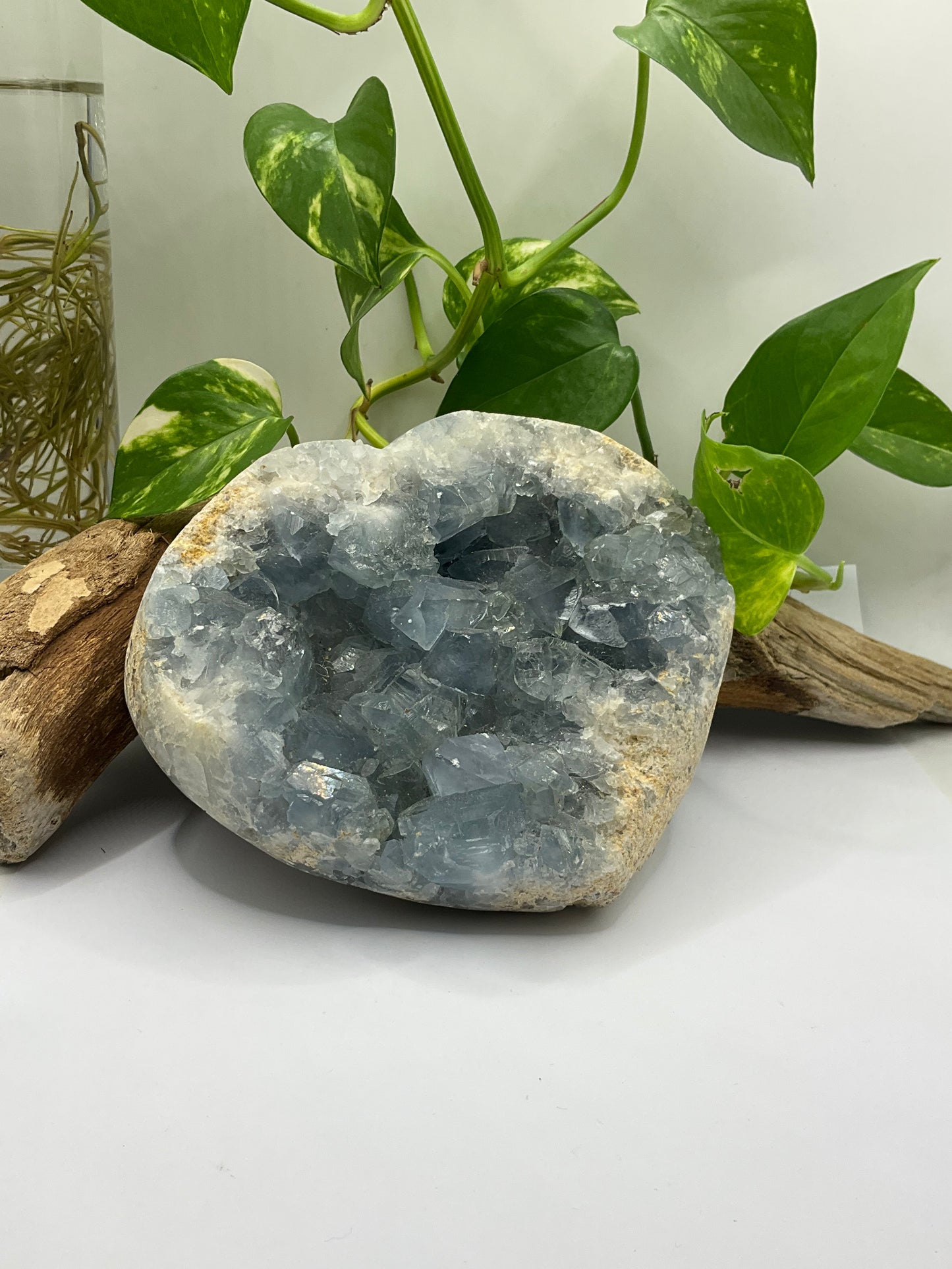 Celestite Heart Geode