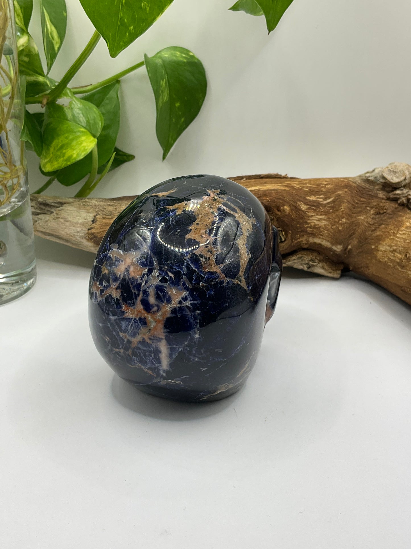 Sodalite Skull