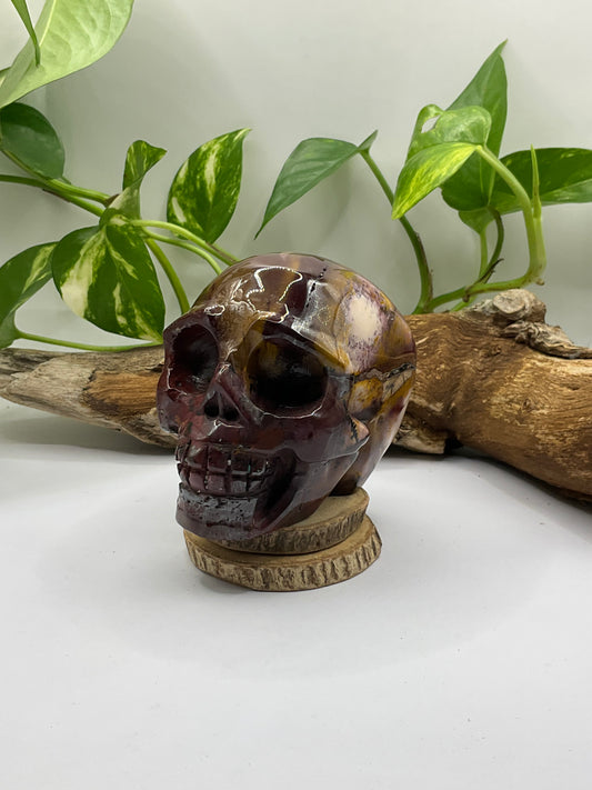 Mookaite Skull