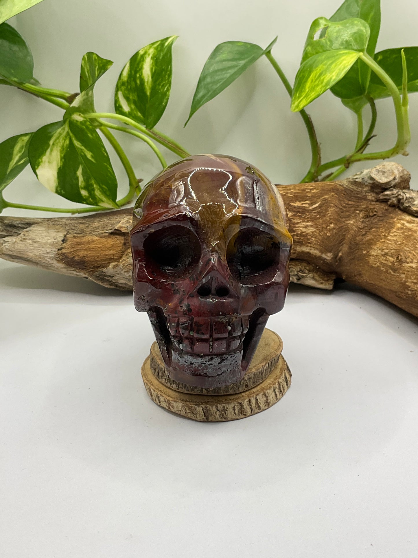 Mookaite Skull