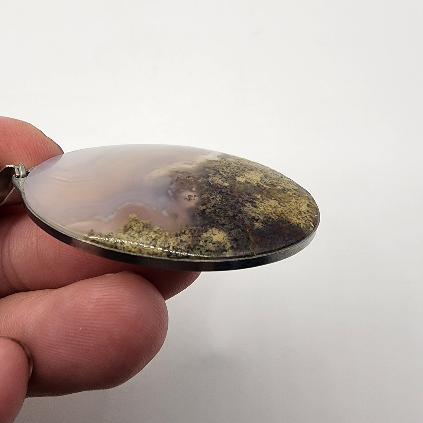 Moss Agate Pendant D