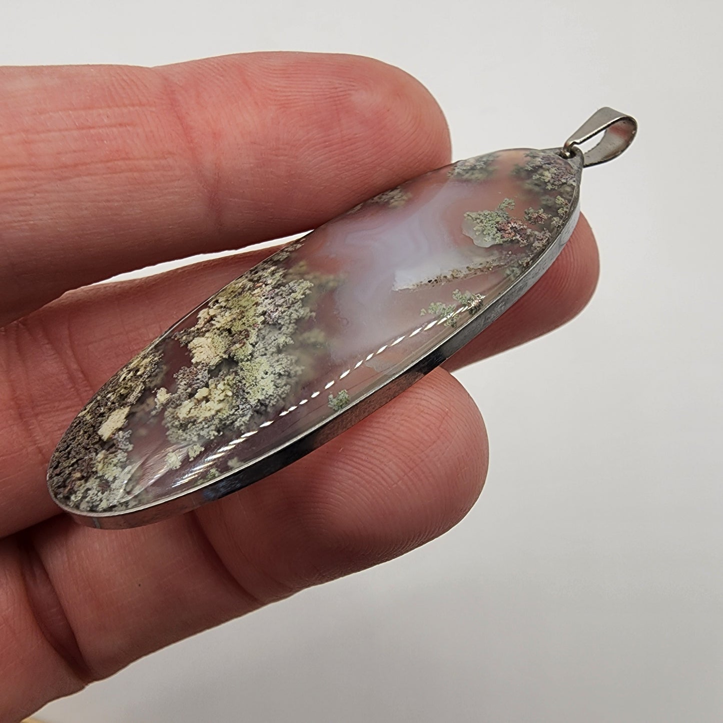 Moss Agate Pendant G