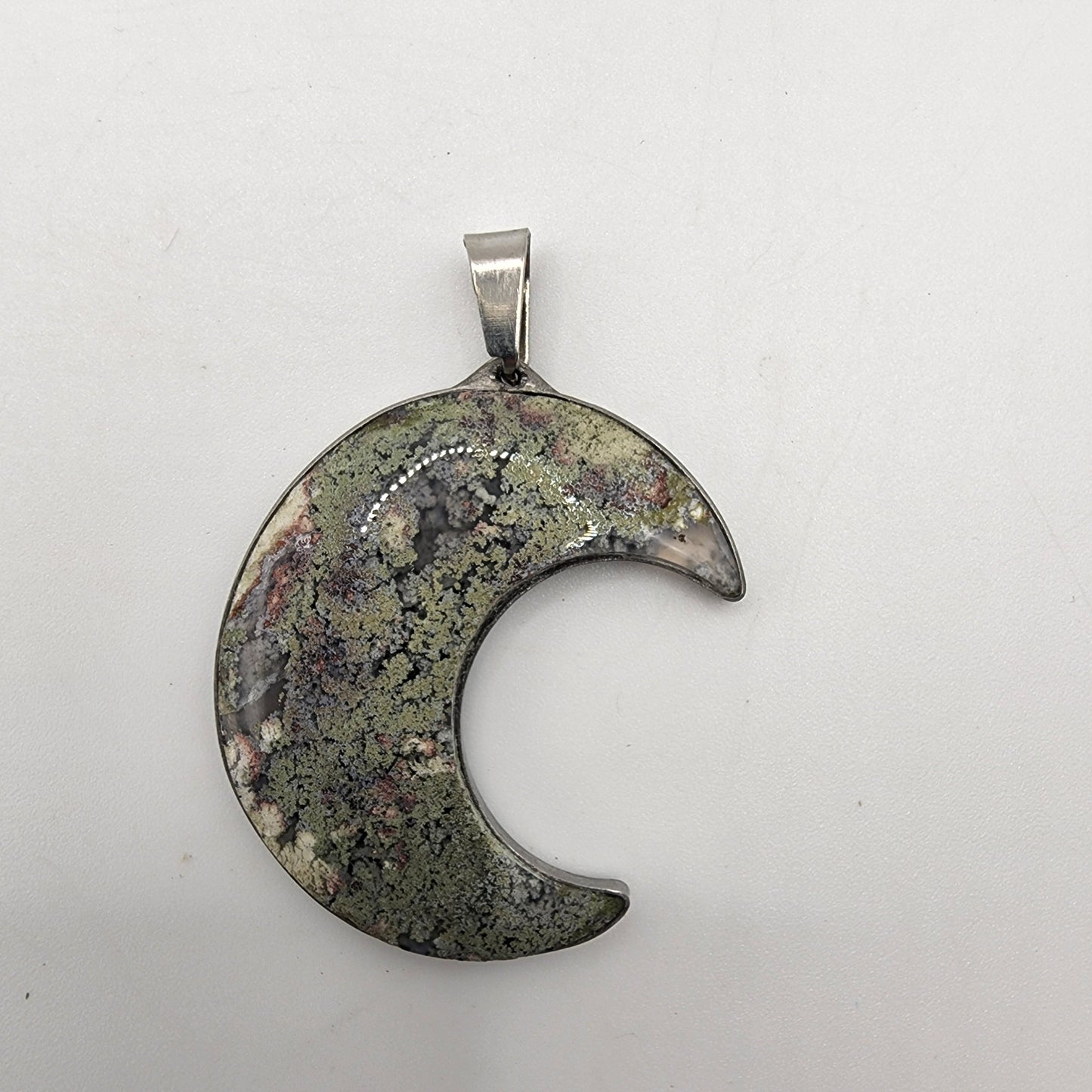 Moss Agate Pendant J