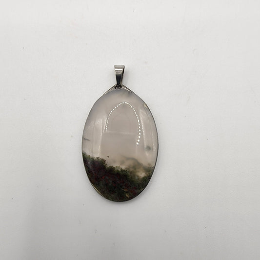 Moss Agate Pendant K