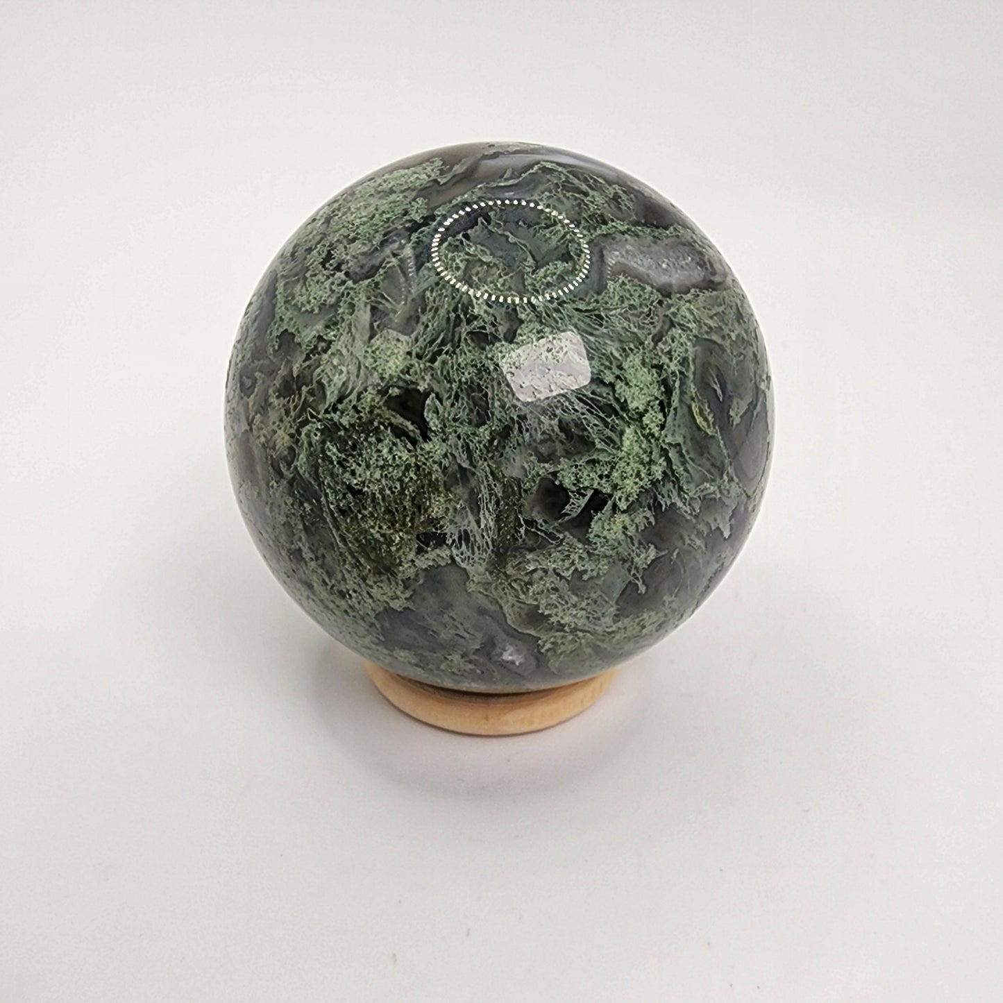 Moss Agate Sphere C