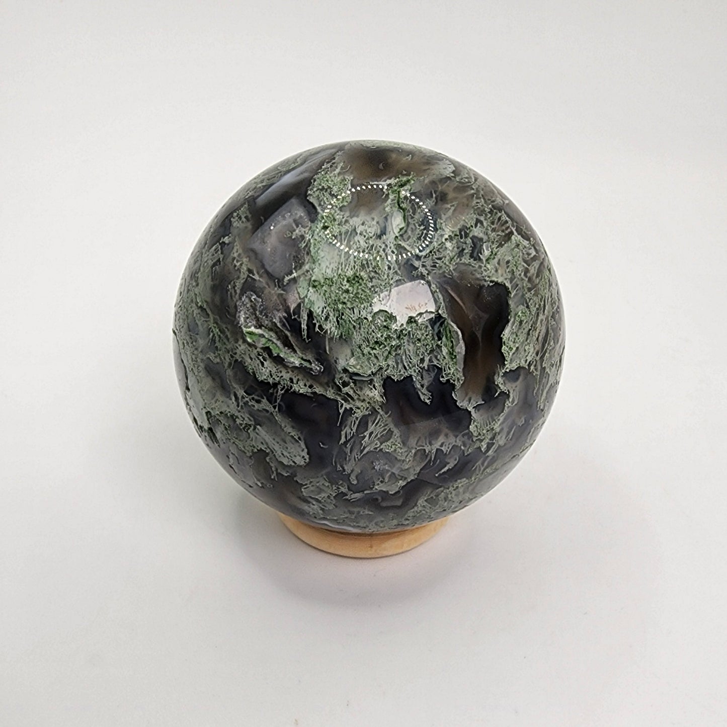 Moss Agate Sphere C