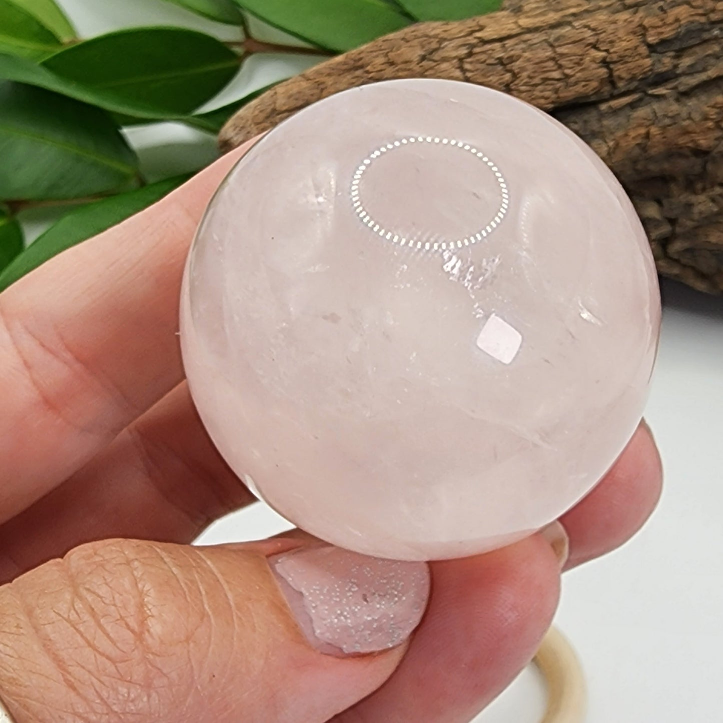 Rose Quartz Sphere B